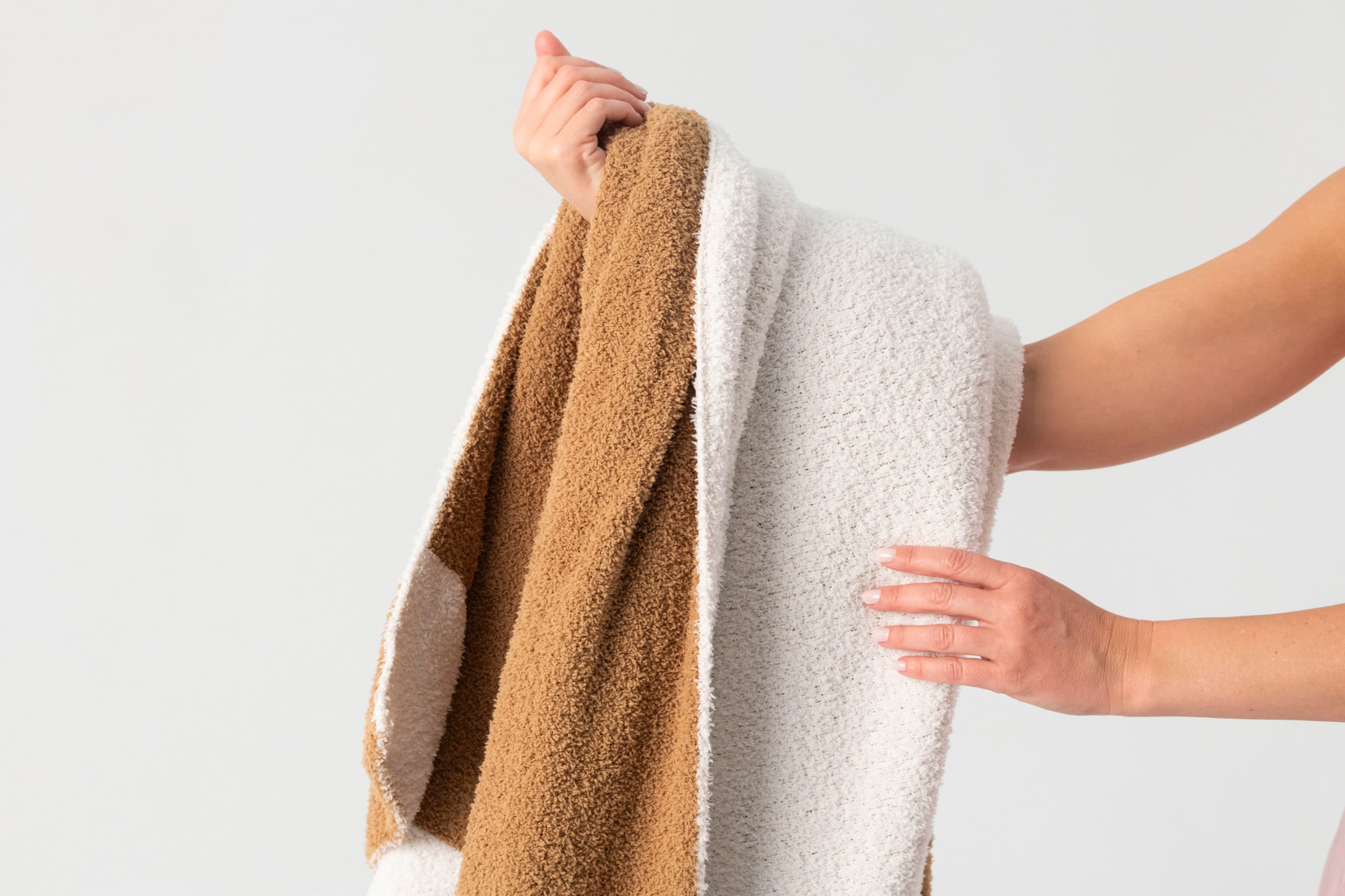 Microfeather Knit Throw Blanket