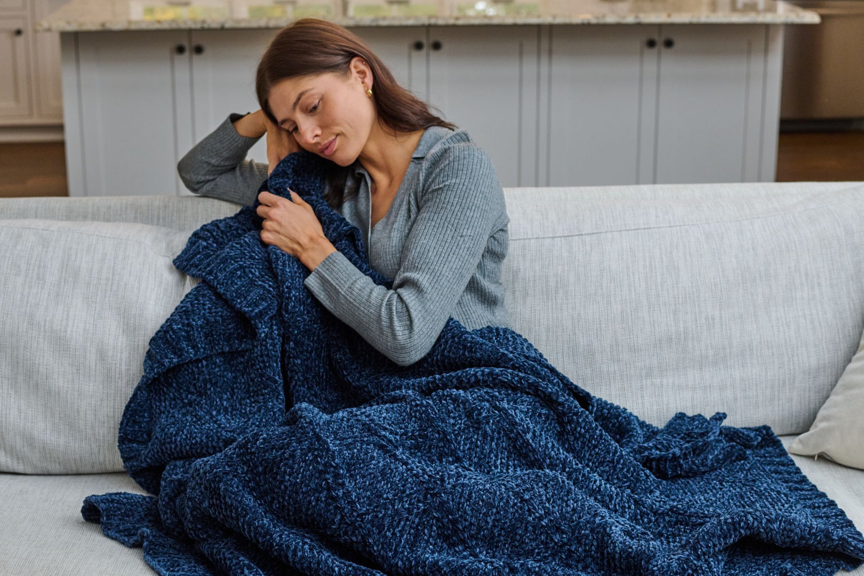 Diamond Chenille Throw Blanket