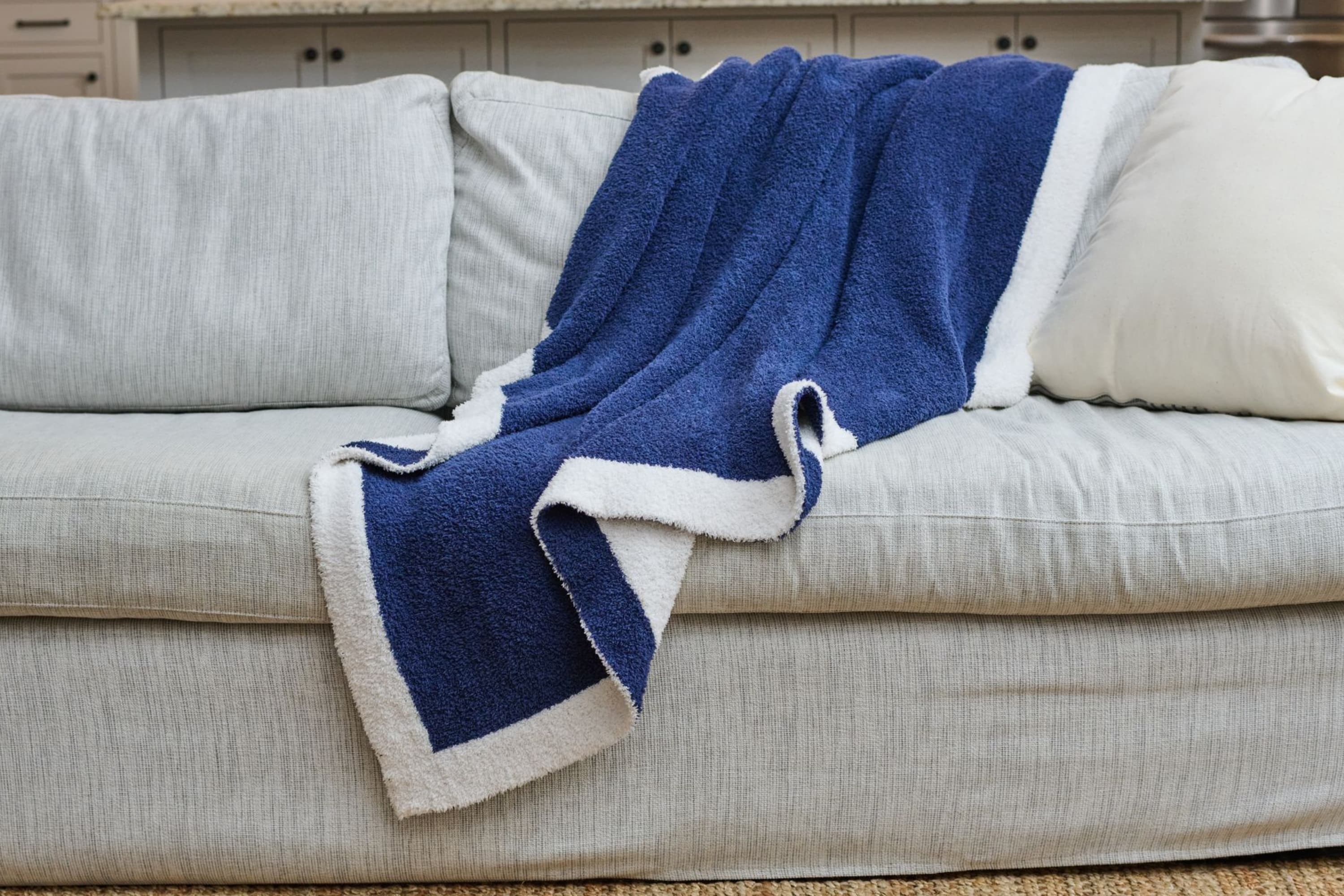 Microfeather Knit Throw Blanket