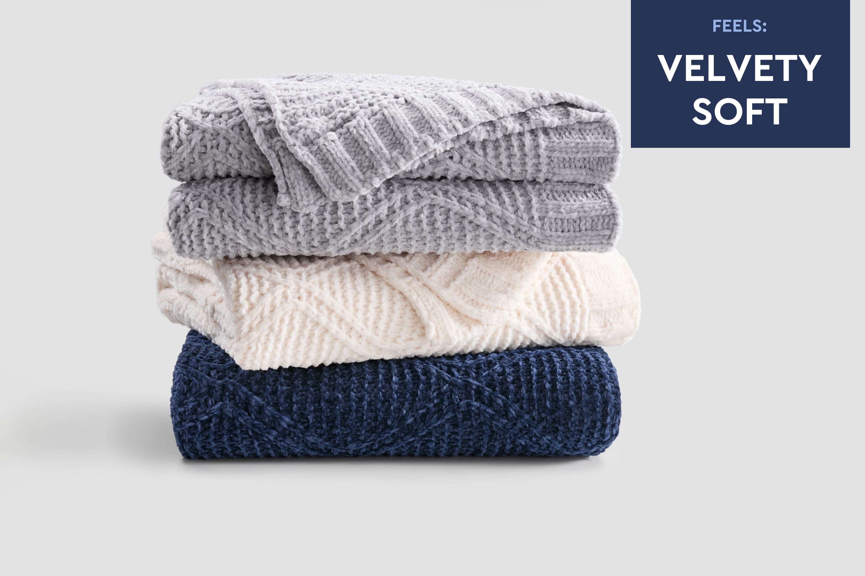 Diamond Chenille Throw Blanket