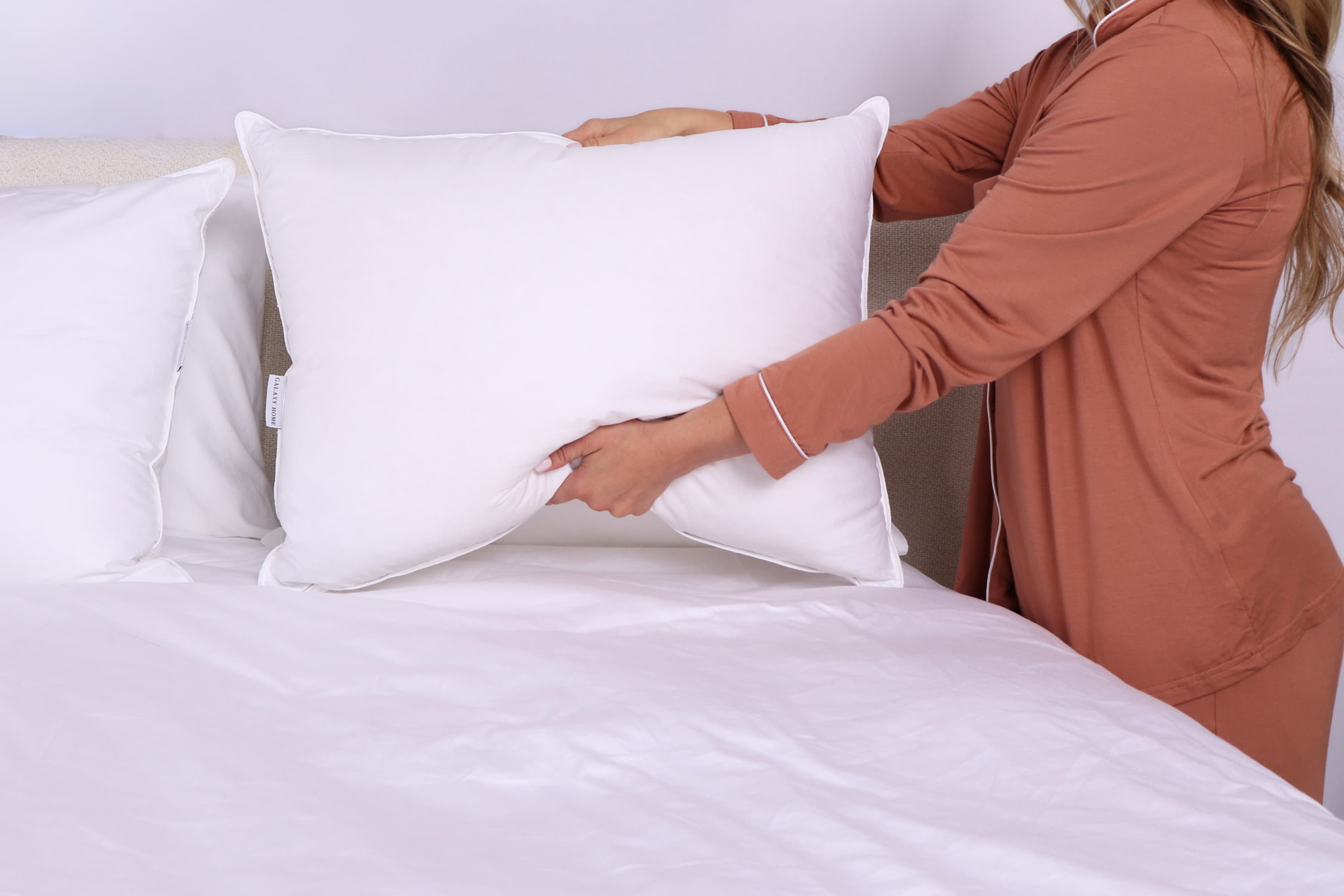 Down + Feather Chamber Pillow