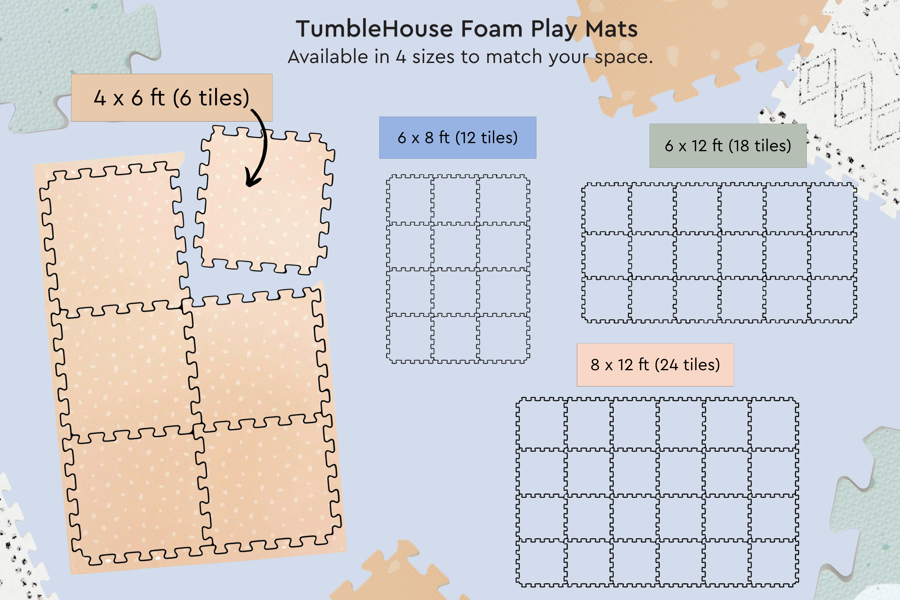 TumbleHouse Foam Play Mats