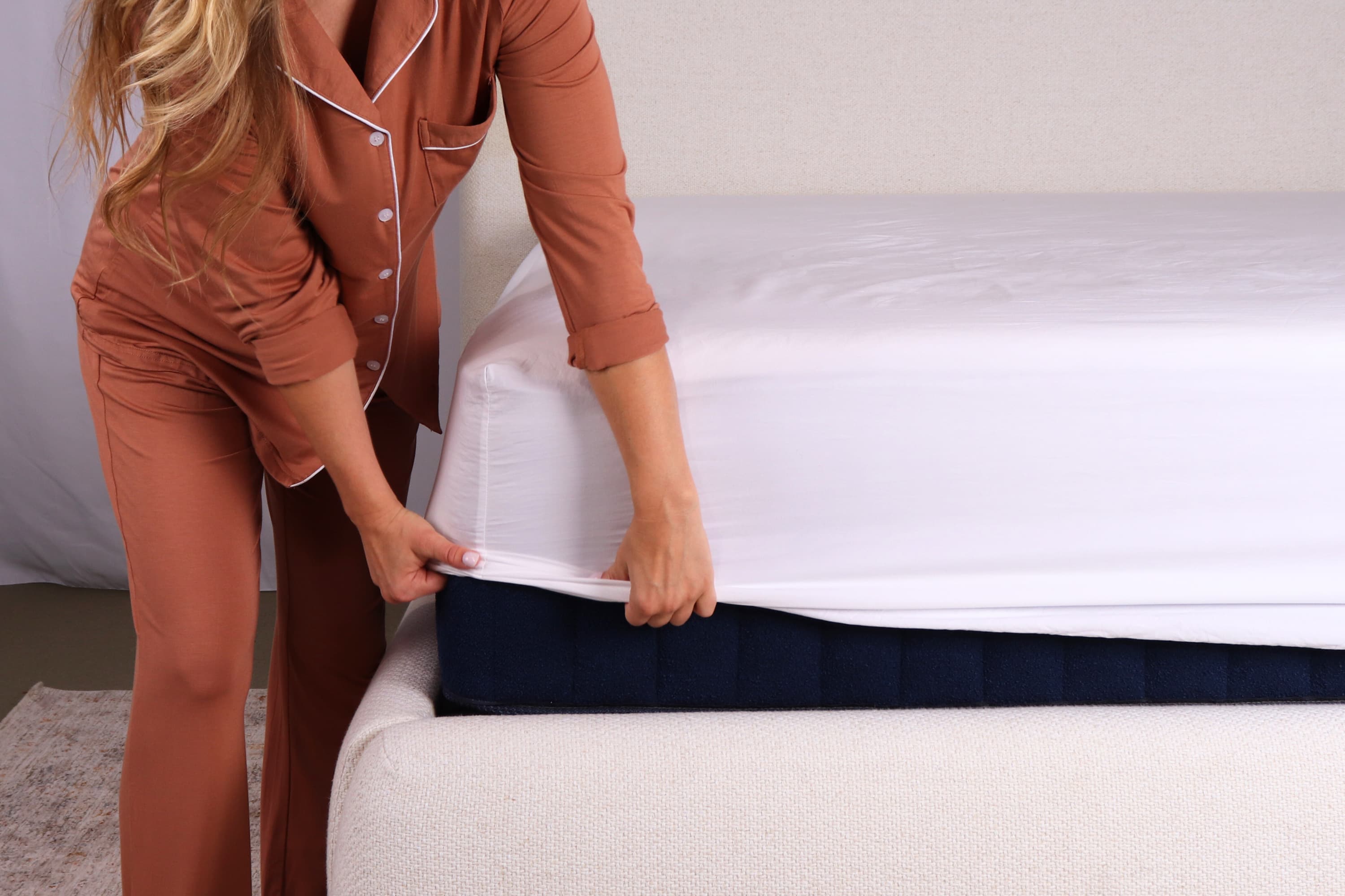 Crisp Percale Cotton Bed Sheets