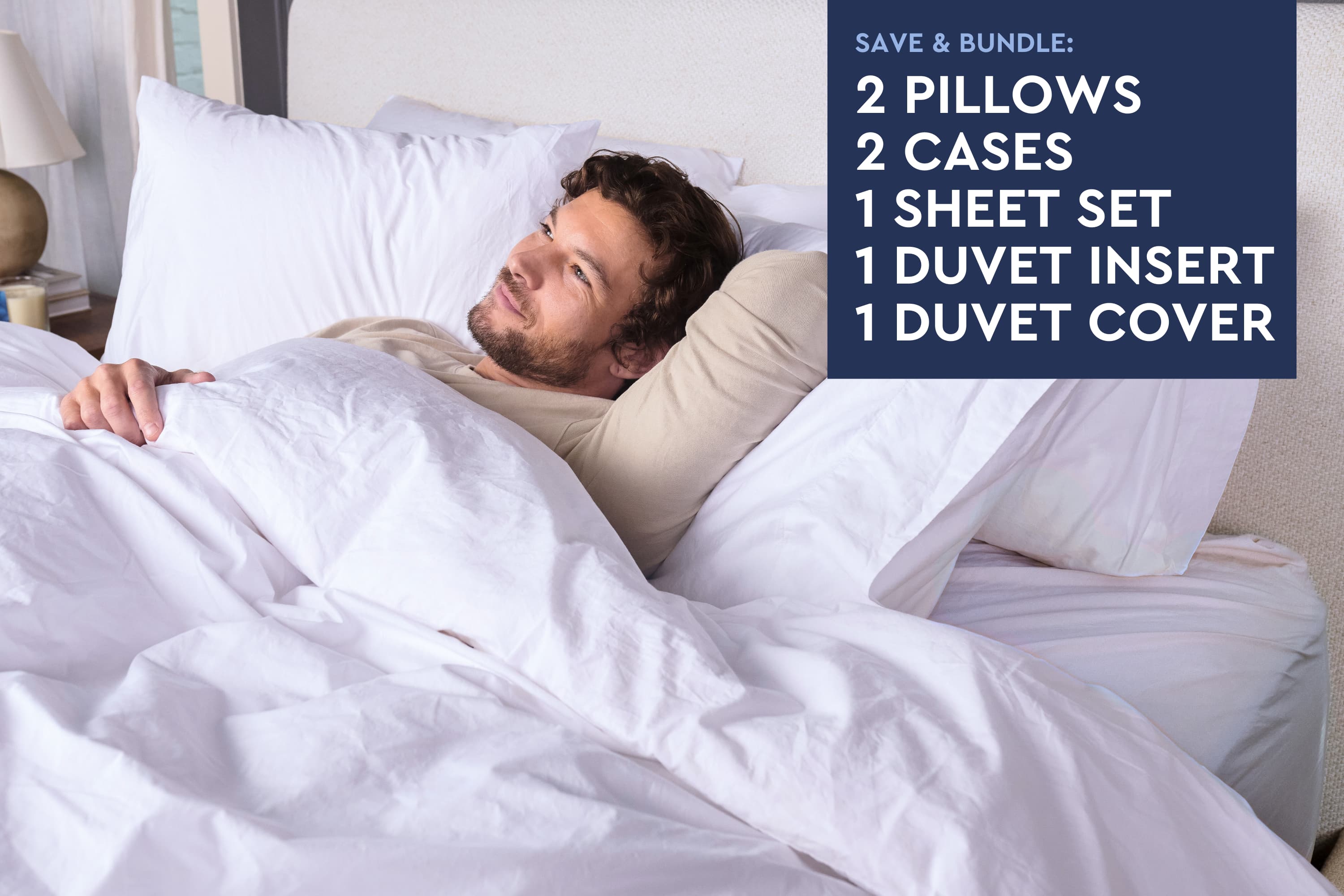 Crisp Percale Cotton Bed Sheets