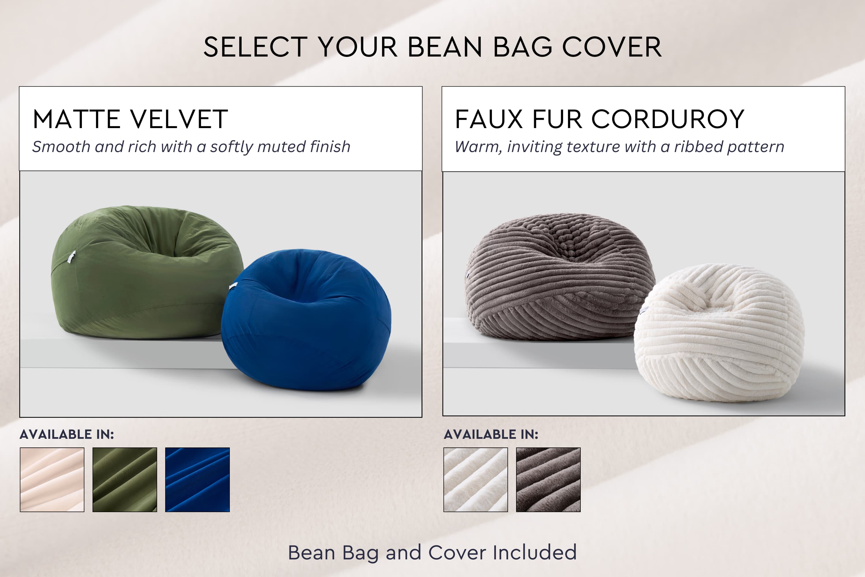 Classic Bean Bag Chair (Double)
