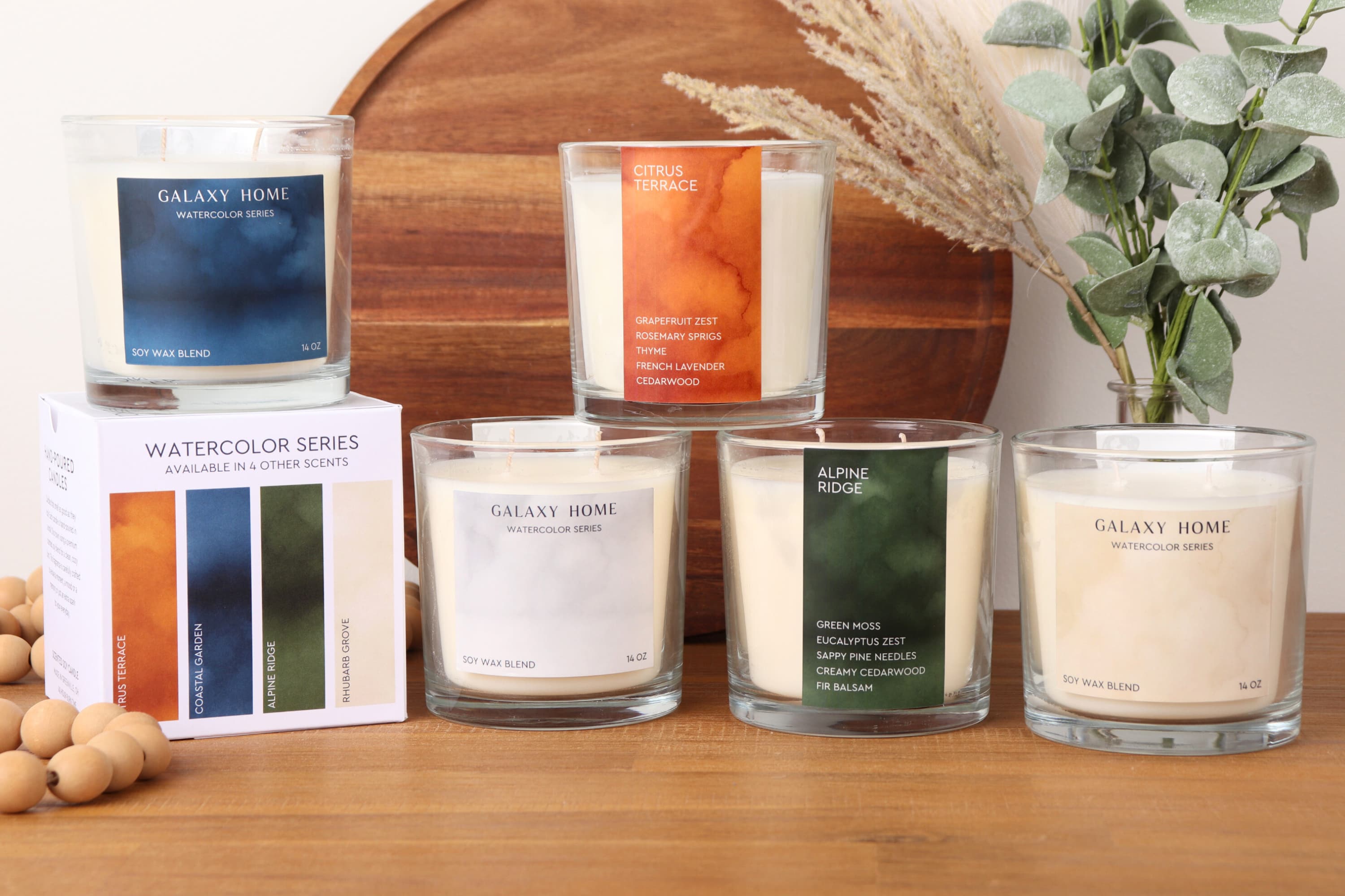 The Watercolor Series Candle