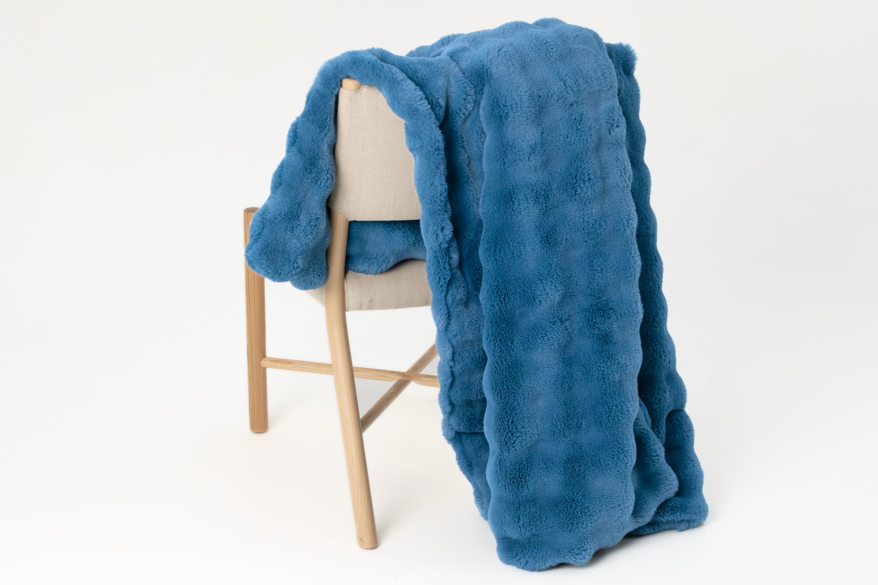Galaxy Home Faux Fur Throw Blanket - Thumbnail 3