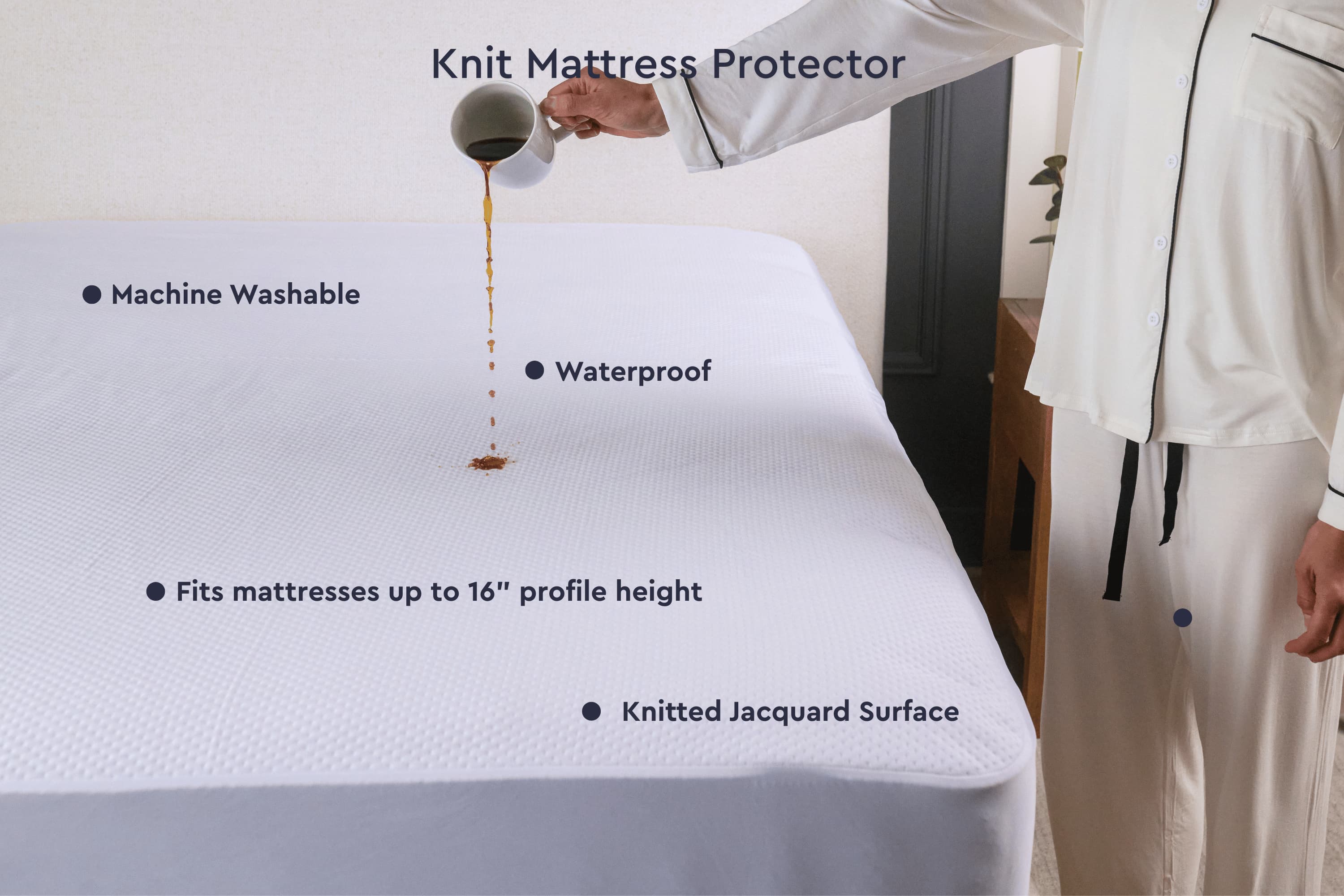 Waterproof Knit Mattress Protector