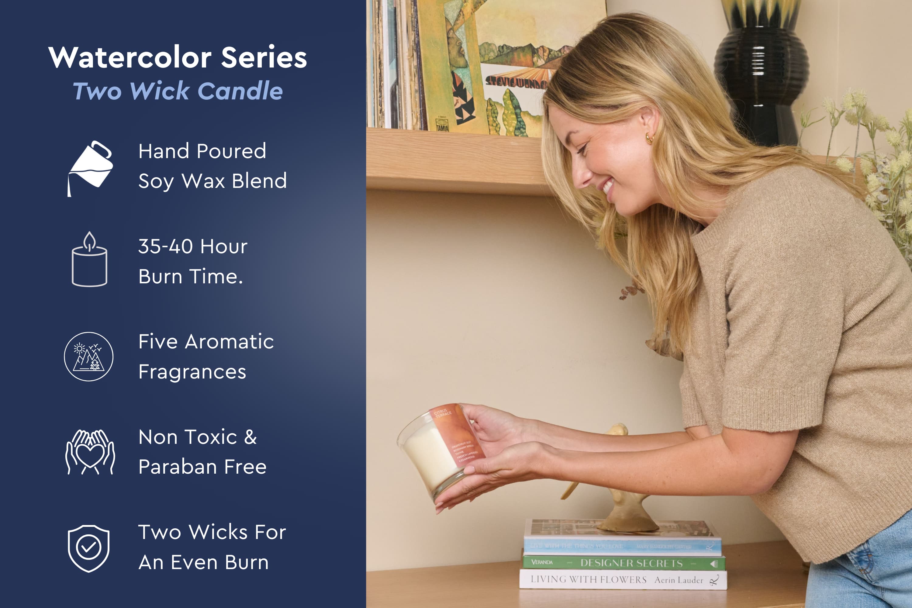 The Watercolor Series Candle